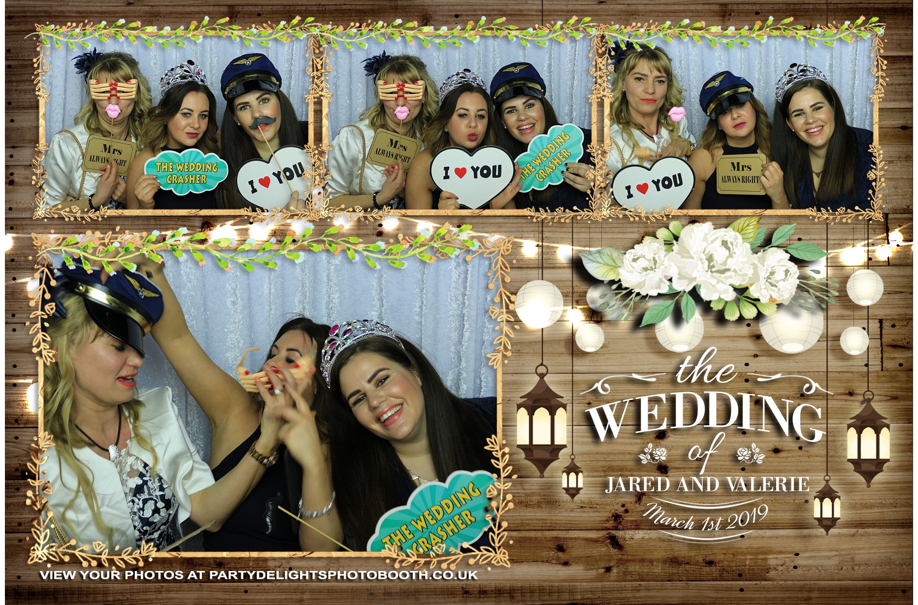 Jared and Valerie’s Wedding - Prints | View more photos from the event at gallery.partydelightsphotobooth.co.uk/u/PartyDelightsPhotoBooth/Jared-and-Valerie’s-Wedding-Prints